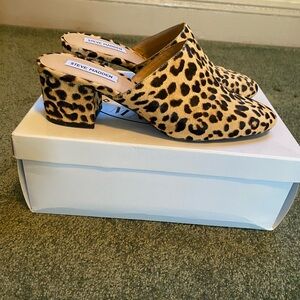 Steve Madden Leopard Print Women's Mules